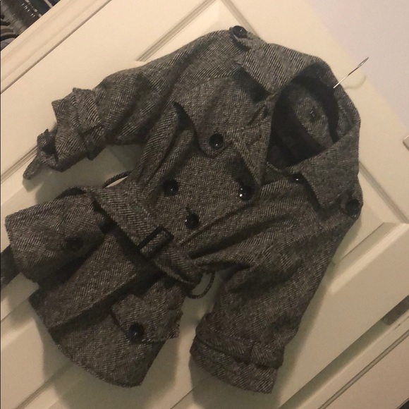 Tweed 3/4 Peacoat - Picture 1 of 4